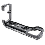 Support de fixation rapide en L FITTEST LB-A6500 pour prise de vue verticale avec rotule métallique pour appareil photo Sony ILCE-6500 (A6500).