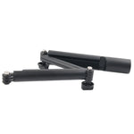 Monopode 3 en 1 + perche à selfie avec fixation magique pour GoPro, Insta360, DJI et autres caméras d'action, longueur : 24,5-63 cm (noir)