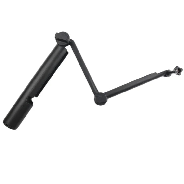 Monopode 3 en 1 + perche à selfie avec fixation magique pour GoPro, Insta360, DJI et autres caméras d'action, longueur : 24,5-63 cm (noir)