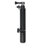 Monopode 3 en 1 + perche à selfie avec fixation magique pour GoPro, Insta360, DJI et autres caméras d'action, longueur : 24,5-63 cm (noir)