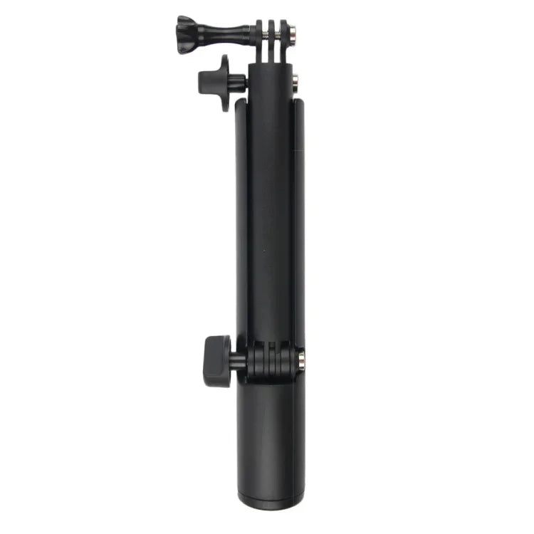 Monopode 3 en 1 + perche à selfie avec fixation magique pour GoPro, Insta360, DJI et autres caméras d'action, longueur : 24,5-63 cm (noir)
