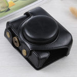Étui intégral en cuir PU pour appareil photo Sony ZV-1