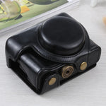 Étui intégral en cuir PU pour appareil photo Sony ZV-1