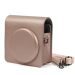 Étui en cuir PU nacré pour appareil photo FUJIFILM Instax SQUARE SQ6, avec bandoulière réglable, SQ6