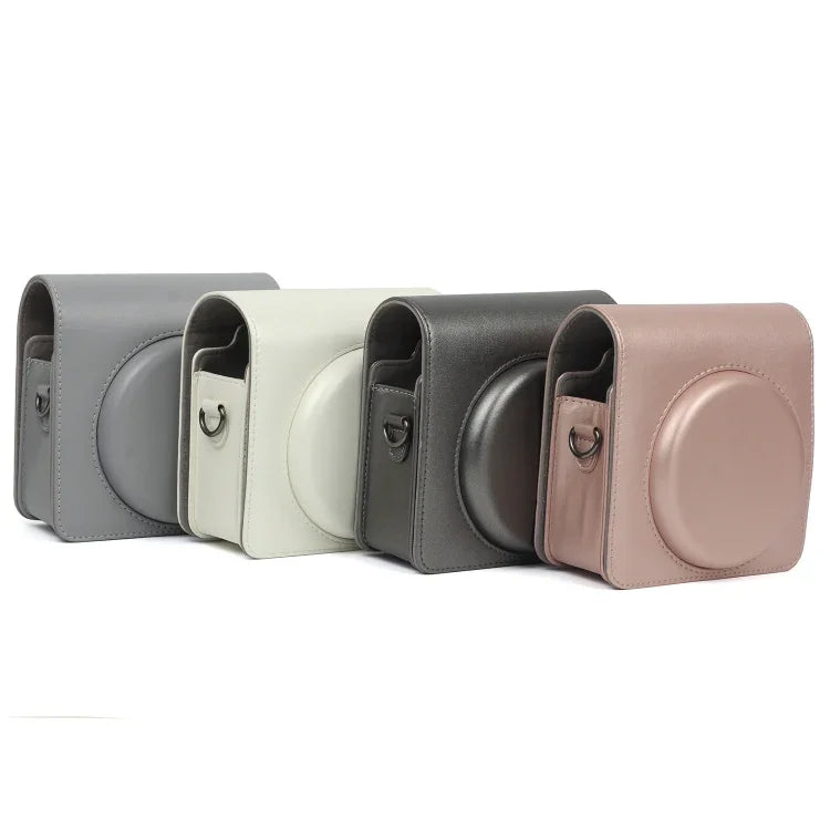 Étui en cuir PU nacré pour appareil photo FUJIFILM Instax SQUARE SQ6, avec bandoulière réglable, SQ6