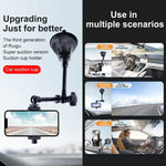Support de téléphone à bras articulé à ventouse unique, bras magique à ventouse unique