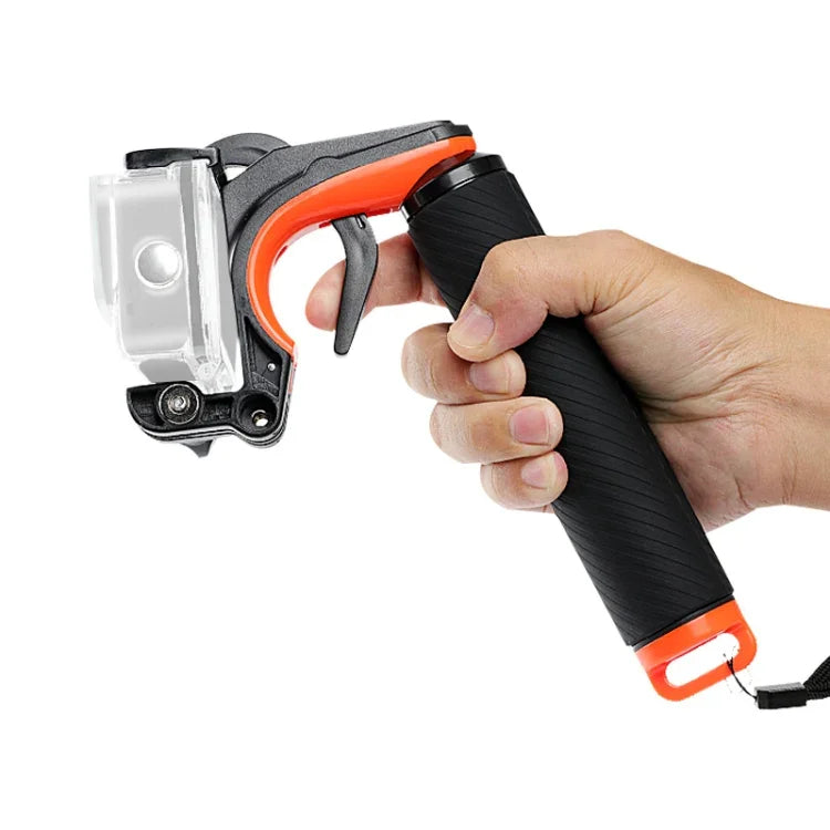 Déclencheur + poignée flottante, bâton de flottaison pour plongée avec dragonne anti-perte réglable, vis et clé pour GoPro HERO8 Black