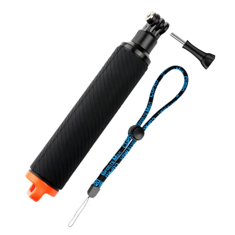 Déclencheur + poignée flottante, bâton de flottaison pour plongée avec dragonne anti-perte réglable, vis et clé pour GoPro HERO8 Black