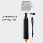 Déclencheur + poignée flottante, bâton de flottaison pour plongée avec dragonne anti-perte réglable, vis et clé pour GoPro HERO8 Black