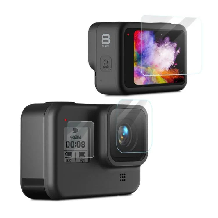 Film protecteur HD pour objectif et écran LCD GoPro HERO8 Black