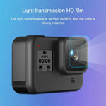 Film protecteur HD pour objectif et écran LCD GoPro HERO8 Black