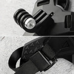 Support de ceinture pour casque compatible avec GoPro, Insta360, DJI et autres caméras d'action