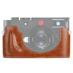 Base d'étui demi-boîtier en cuir PU avec filetage 1/4 pouce pour Leica M10