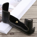 1/4 inch Thread PU Leather Camera Half Case Base for FUJIFILM X-T10 / X-T20, For FUJIFILM XT10, For FUJIFILM  XT10