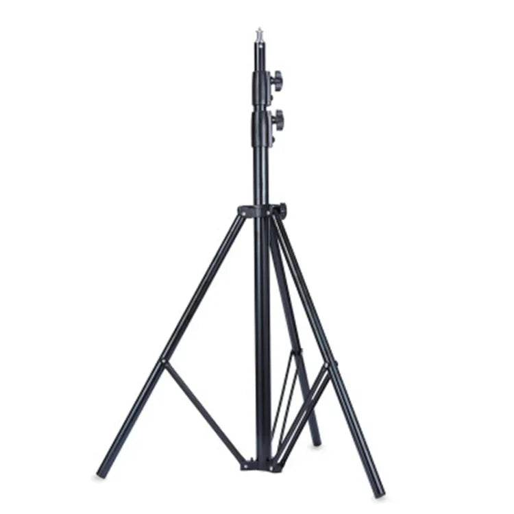Pied d'éclairage professionnel en métal TRIOPO de 2,8 m de hauteur, pour flash de studio.