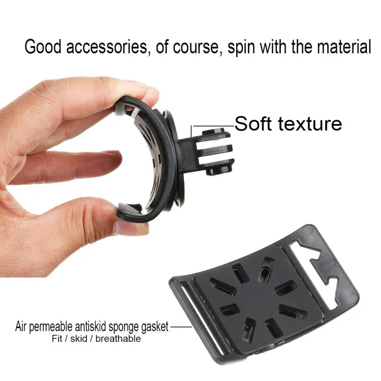 Support rotatif à 360° GP278 3 en 1 pour mains, poignets, bras et jambes, compatible avec GoPro, Insta360, DJI et autres caméras d'action, GP278