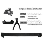 Support rotatif à 360° GP278 3 en 1 pour mains, poignets, bras et jambes, compatible avec GoPro, Insta360, DJI et autres caméras d'action, GP278
