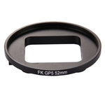 Filtre UV rond 3 en 1 de 52 mm avec capuchon pour GoPro HERO7 Black/6/5, lentille UV de 52 mm