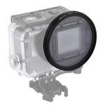 Filtre UV rond 3 en 1 58 mm avec capuchon pour GoPro HERO7 Black/6/5, lentille UV 58 mm