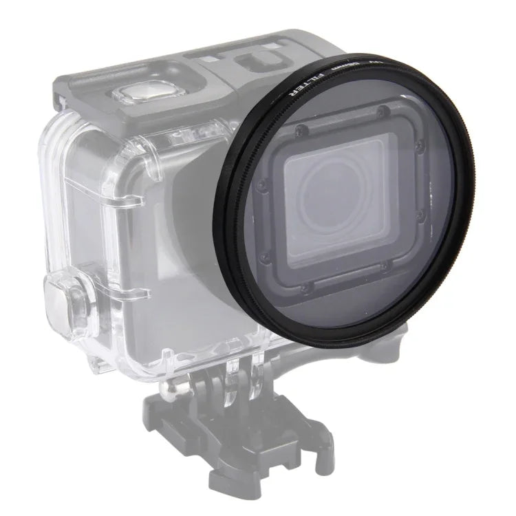 Filtre UV rond 3 en 1 58 mm avec capuchon pour GoPro HERO7 Black/6/5, lentille UV 58 mm
