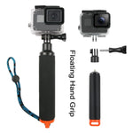 Déclencheur + cache transparent pour objectif dôme + poignée flottante, bâton de plongée avec dragonne anti-perte réglable, vis et clé pour GoPro HERO7/6/5, cache transparent + poignée