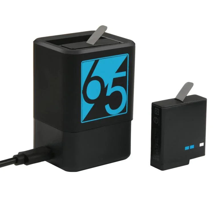 Chargeur double pour GoPro HERO6/5 avec câble USB-C/Type-C, chargeur avec câble TYPE-C
