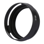 Pare-soleil métallique ventilé de 49 mm pour Fujifilm X100, LA-49 X100 (noir), LA-49 X100 (argent)