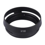 Pare-soleil métallique ventilé de 49 mm pour Fujifilm X100, LA-49 X100 (noir), LA-49 X100 (argent)