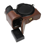 Base d'étui demi-boîtier en cuir PU avec filetage 1/4 pouce pour Nikon Z50