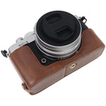 Base d'étui demi-caméra en cuir PU avec filetage 1/4 pouce pour Nikon Z fc, pour Nikon Z fc