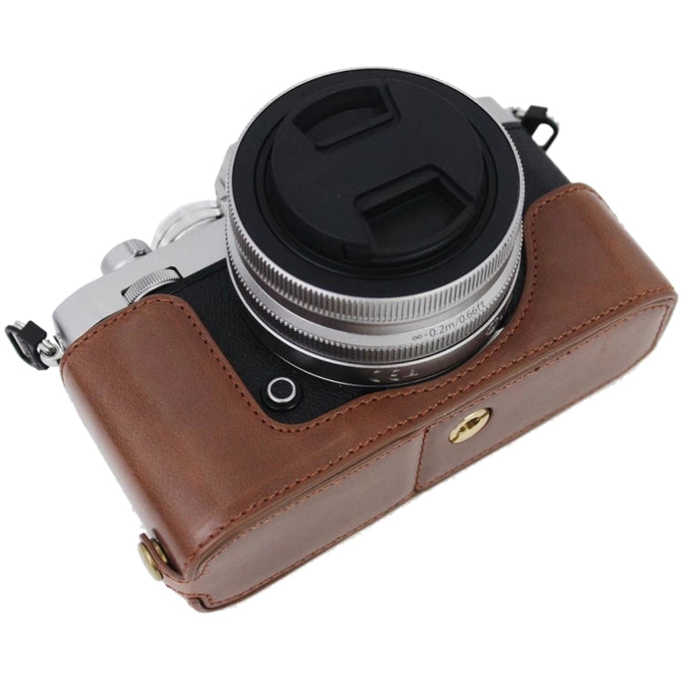 Base d'étui demi-caméra en cuir PU avec filetage 1/4 pouce pour Nikon Z fc, pour Nikon Z fc