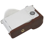 Base demi-étui en cuir PU avec filetage 1/4 pouce pour appareil photo Sony ZV-E10 / ZV-E10L, pour Sony ZV-E10