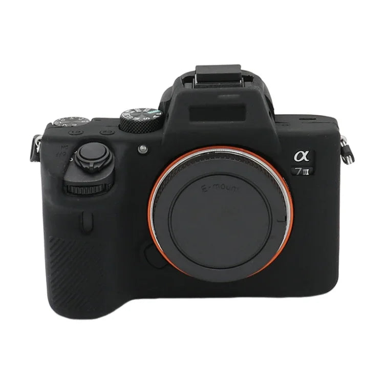 Étui de protection en silicone souple pour Sony A7 III / ILCE-7M3 / A7R III