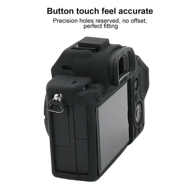 Étui de protection en silicone souple pour Sony A7 III / ILCE-7M3 / A7R III