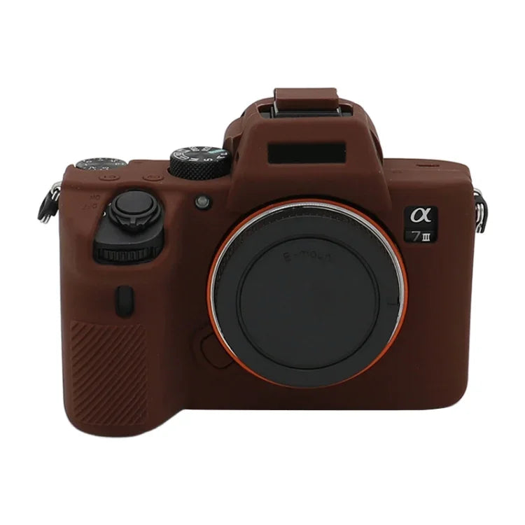 Étui de protection en silicone souple pour Sony A7 III / ILCE-7M3 / A7R III