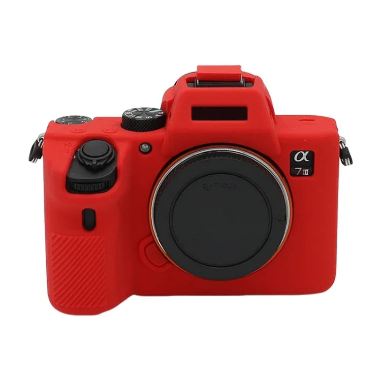 Étui de protection en silicone souple pour Sony A7 III / ILCE-7M3 / A7R III