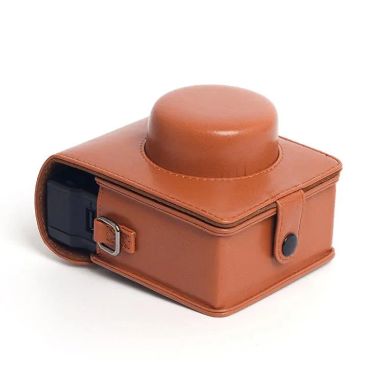 Étui vintage en cuir PU pour appareil photo LOMO Automat Instax