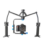 Stabilisateur araignée YELANGU YLG-0108F avec plaque de dégagement rapide pour caméscopes, caméras vidéo DV et reflex numériques.