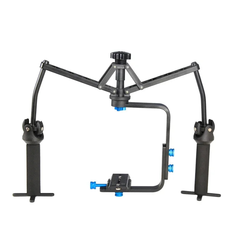 Stabilisateur araignée YELANGU YLG-0108F avec plaque de dégagement rapide pour caméscopes, caméras vidéo DV et reflex numériques.