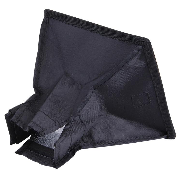 Boîte à lumière pliable et portable pour flash, sans support pour flash, dimensions : 15 x 17 cm (noir et blanc), rectangle 15 x 17 cm