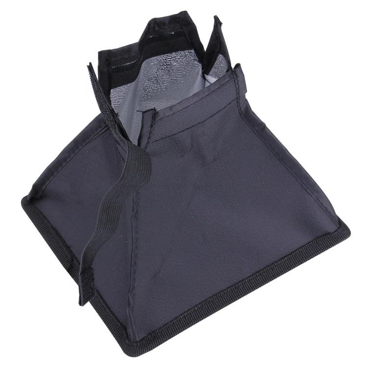 Boîte à lumière pliable et portable pour flash, sans support pour flash, dimensions : 15 x 17 cm (noir et blanc), rectangle 15 x 17 cm