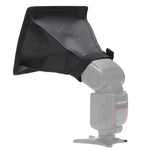 Boîte à lumière pliable et portable pour flash, sans support pour flash, dimensions : 15 x 17 cm (noir et blanc), rectangle 15 x 17 cm