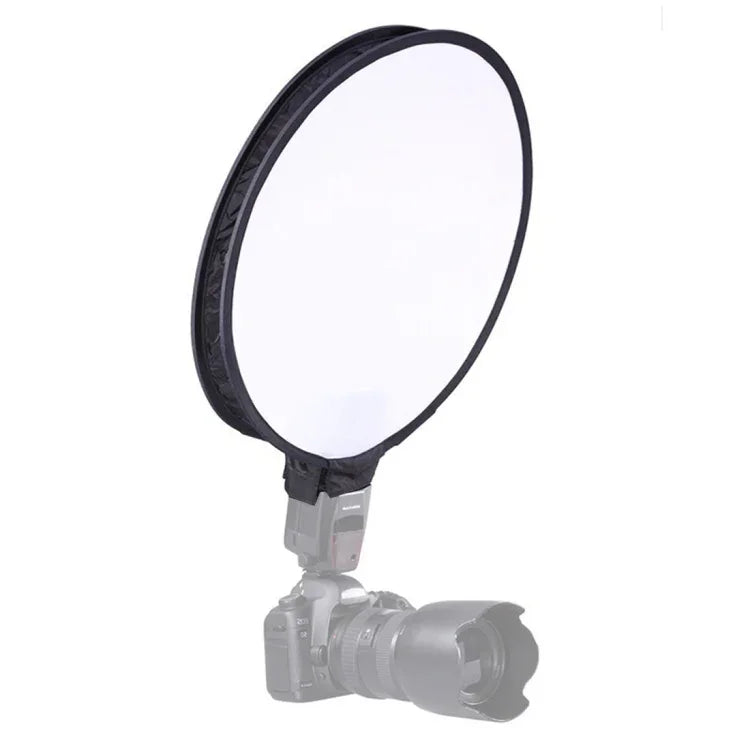 Boîte à lumière pliable universelle ronde de 30 cm, sans support pour flash (noir et blanc), style rond de 30 cm