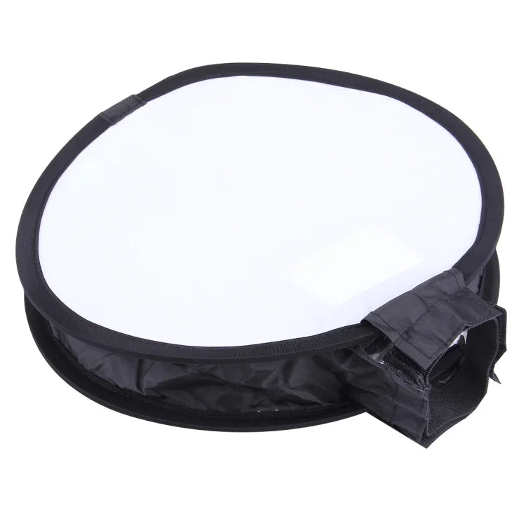 Boîte à lumière pliable universelle ronde de 30 cm, sans support pour flash (noir et blanc), style rond de 30 cm