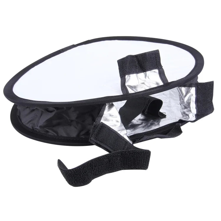 Boîte à lumière pliable universelle ronde de 30 cm, sans support pour flash (noir et blanc), style rond de 30 cm