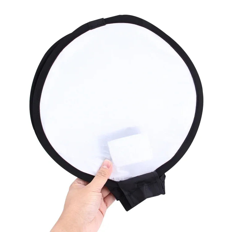 Boîte à lumière pliable universelle ronde de 30 cm, sans support pour flash (noir et blanc), style rond de 30 cm