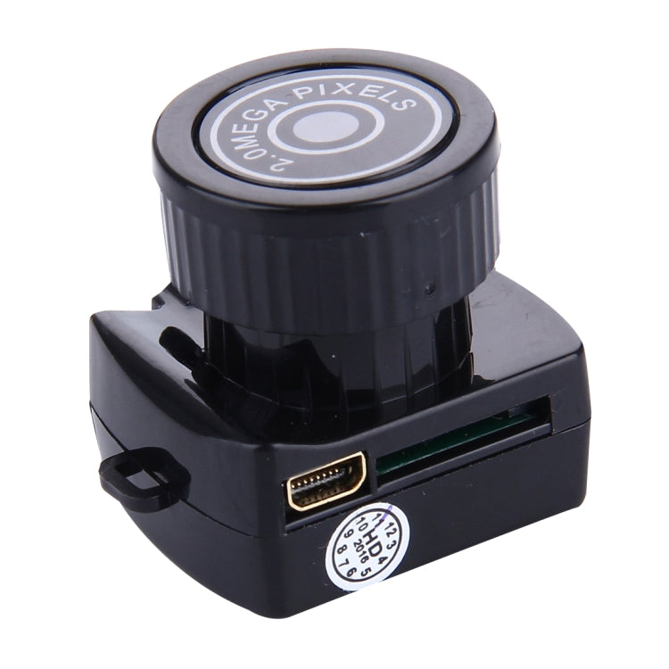 Y2000 HD Sports de plein air Ultra-Mini DV Caméra de poche Enregistreur vidéo numérique Caméscope, Prise en charge Max 32 Go Micro SD / TF Carte (noir), Y2000
