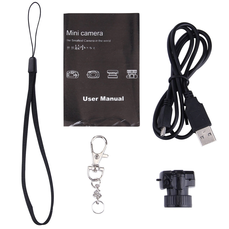 Y2000 HD Sports de plein air Ultra-Mini DV Caméra de poche Enregistreur vidéo numérique Caméscope, Prise en charge Max 32 Go Micro SD / TF Carte (noir), Y2000