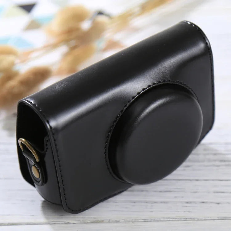 Étui intégral en cuir PU avec bandoulière pour appareil photo Canon PowerShot SX730 HS / SX720 HS, pour SX730 HS