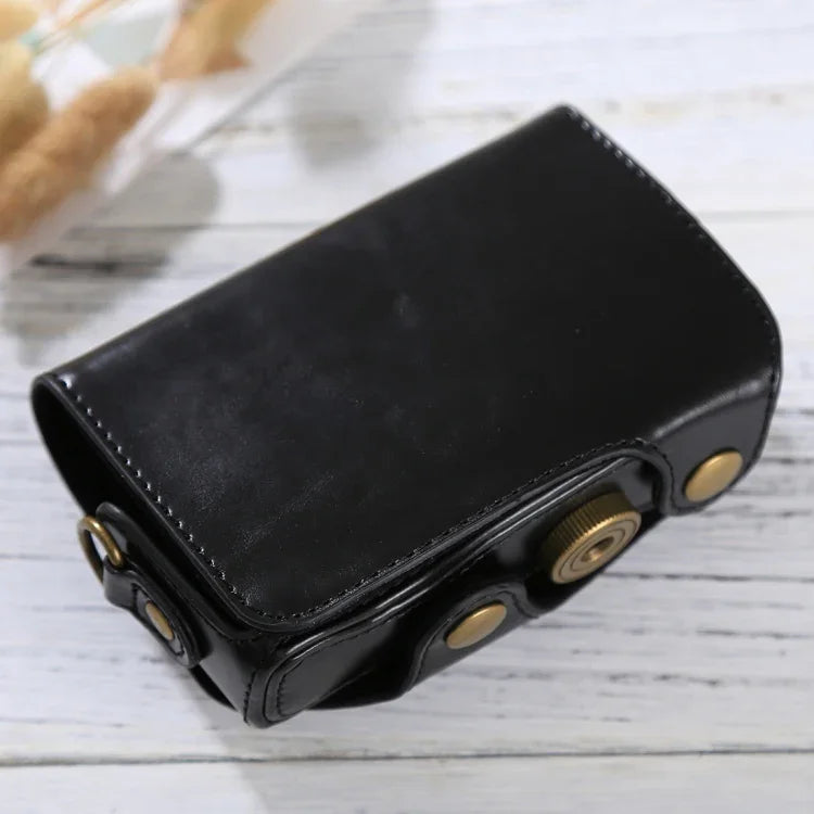 Étui intégral en cuir PU avec bandoulière pour appareil photo Canon PowerShot SX730 HS / SX720 HS, pour SX730 HS